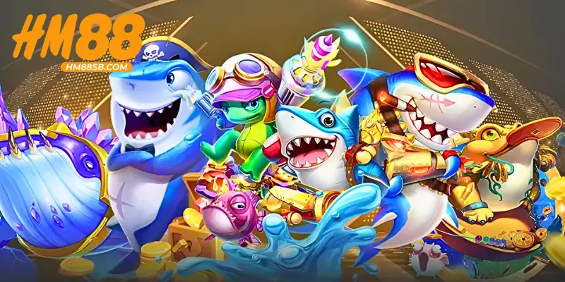 Cơ hội làm giàu mỗi ngày với game bắn cá HM88